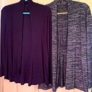 Lightweight Navy Cardigan Duo